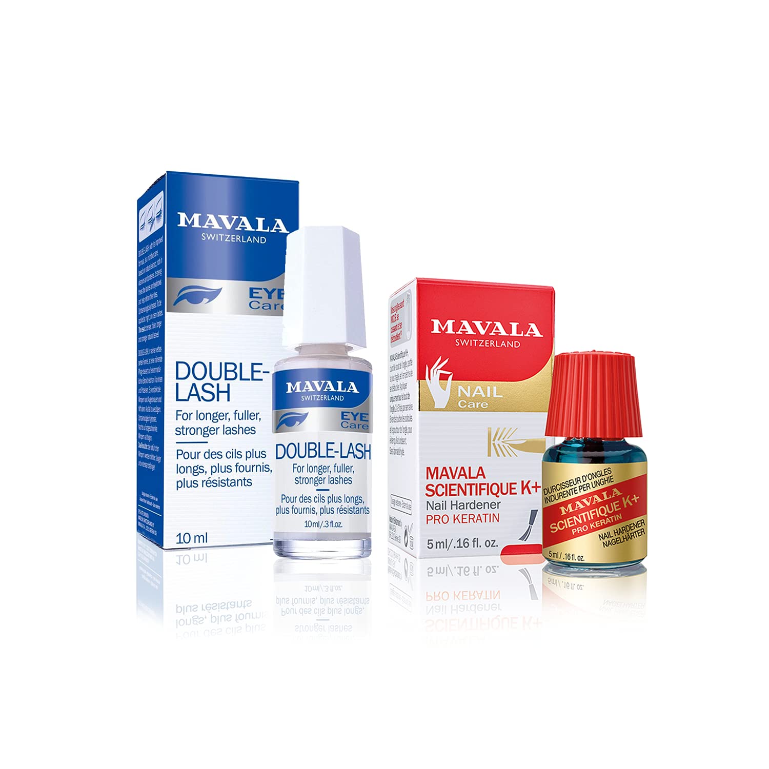MAVALAScientifique K+ Nail Hardener & double lash