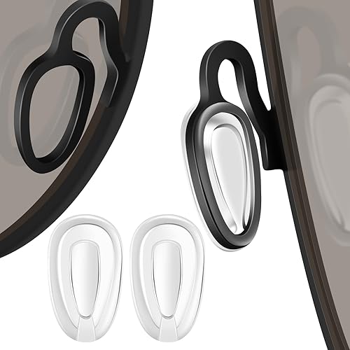 Auzky 12 pares de almohadillas de nariz de repuesto para Oakley C-Wire, Crosshair, Feedbacks, Holbrook Metal, calibre 8 y más modelos, transparente