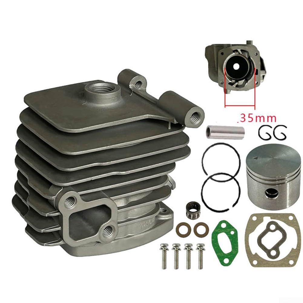 Cilindro de motosierra y para kit de pistón, para Echo CS-2511 P021050120 P021051920, montaje de cilindro para CS2511TES (motor)