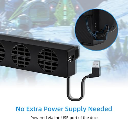 Miniatura 3 de Mcbazel Dobe - Juego de muelles externos para interruptor de enfriamiento de ventilador de refrigeración con 3 ventiladores (no para interruptor