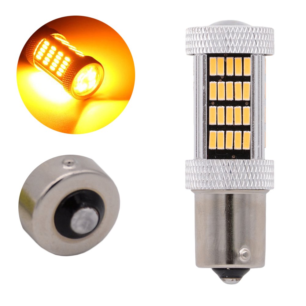 Katur 1157 7528 1016 1034 2057 BAY15D Lampadine per fari auto (posteriori), 92 LED 4014 SMD, 900 lumen,12 V, per auto, camper, SUV, per freni, colore: bianco, 2 pz