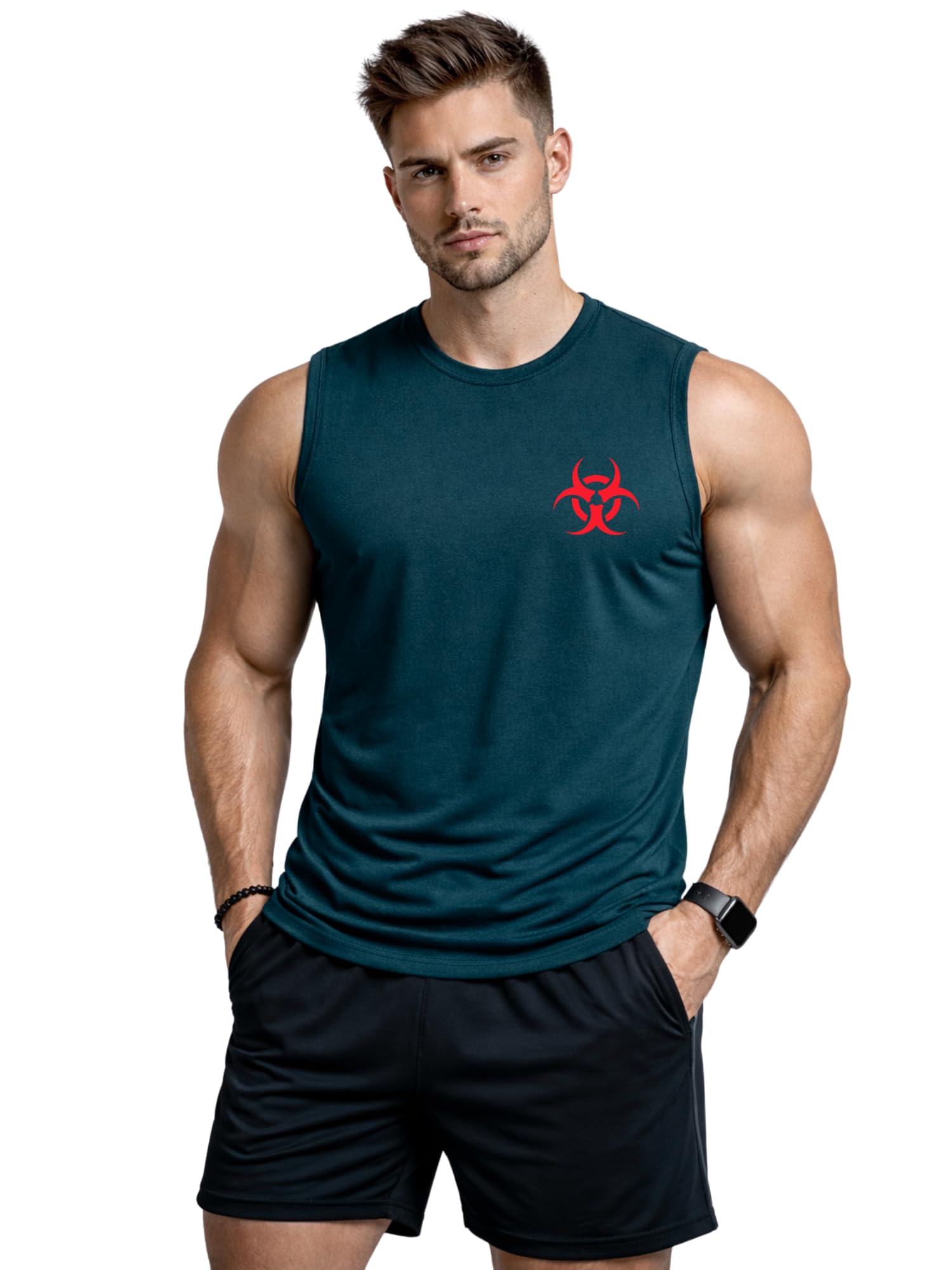 3colors Men’s Gym Sleeveless Tank Top – Athletic Muscle Fit Workout Vest | Quick Dry Training & Bodybuilding Shirt-CCUT Lethal-picture-31