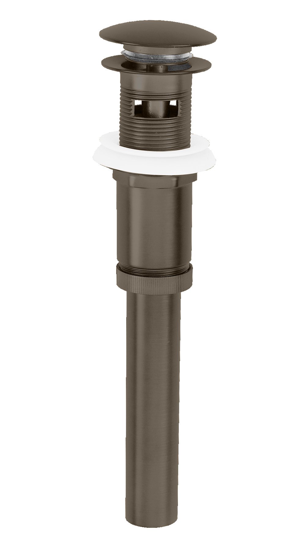 WESTBRASS - Desagüe para fregadero de baño de bronce aceitado con desagüe