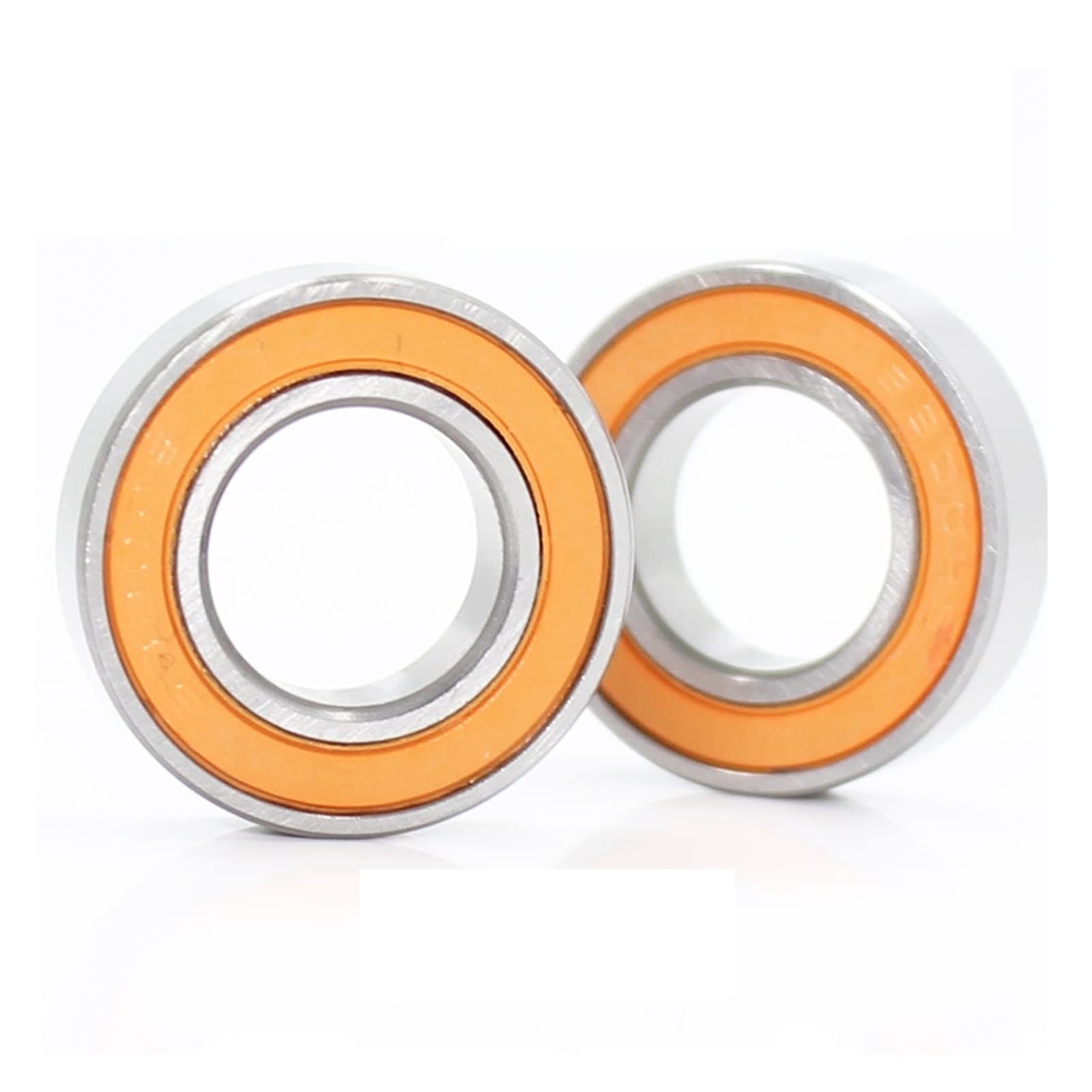 2pcs S61700 2RS CB / S6700 2RS CB ABEC7 10x15x4mm Rodamiento de bolas de cerámica híbrido de acero inoxidable S6700RS