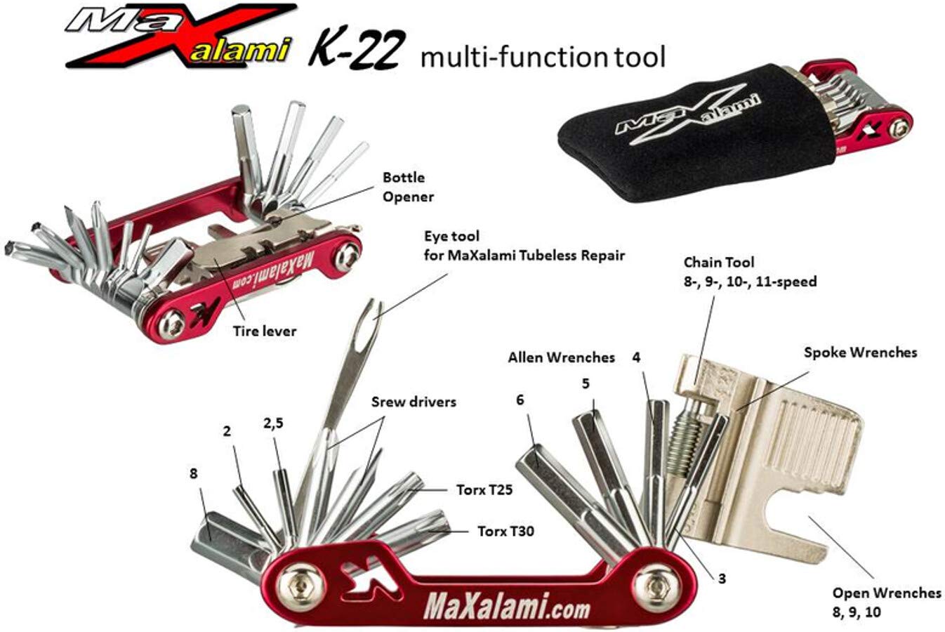 MaXalami Multifunktionswerkzeug Key-22