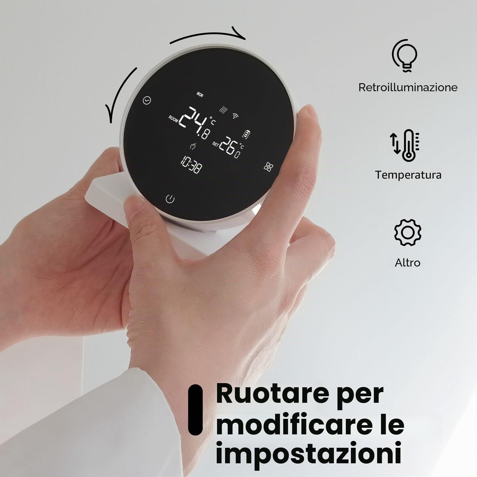Termostato WiFi Wireless Termostato per Caldaia A Gas per Riscaldamento Caldaia A Gas Tuya Termostato WiFi Supporto Controllo APP Vocale Funziona per Home