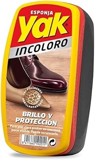 Yak Yak esponja para calçado brilho imediato incolor especial pele 1 unidade