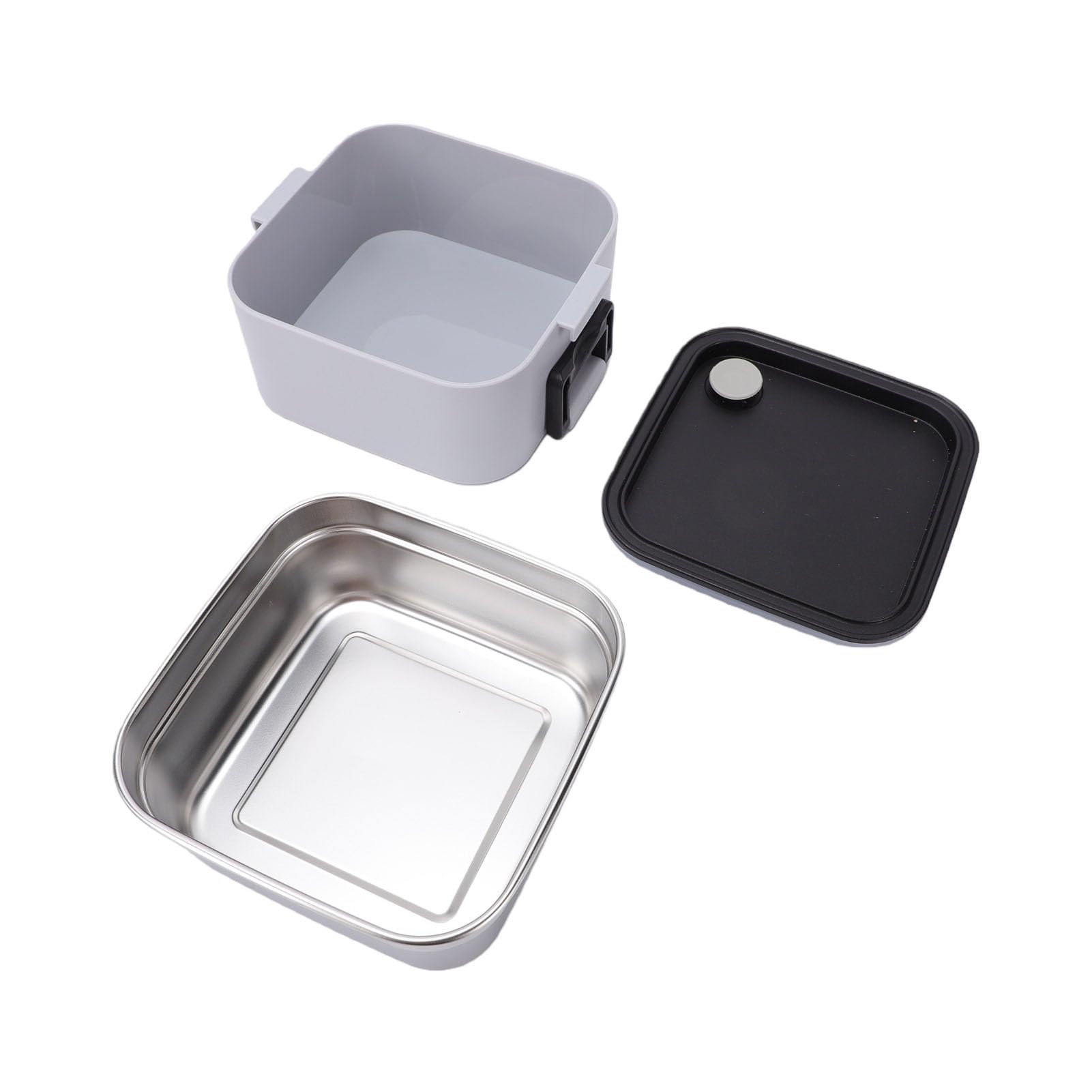 Porta Pranzo in Acciaio Inossidabile, Grande Capacità 2100ml