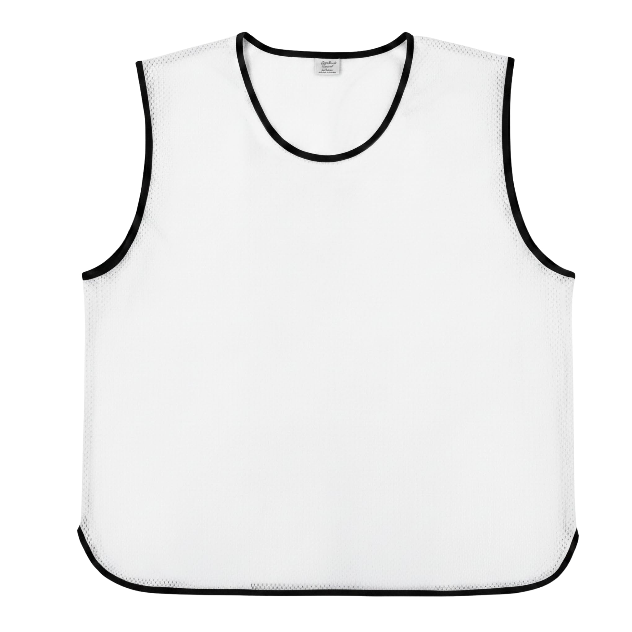 Sterling Sports Unisex White 10 X Training Bibs Sports Mesh Football Bibs Adult - Quick Dry Football Training Equipment For Soccer, Rugby, Basketball & Cricket - Ideal Team Practice Vests (, Youth)