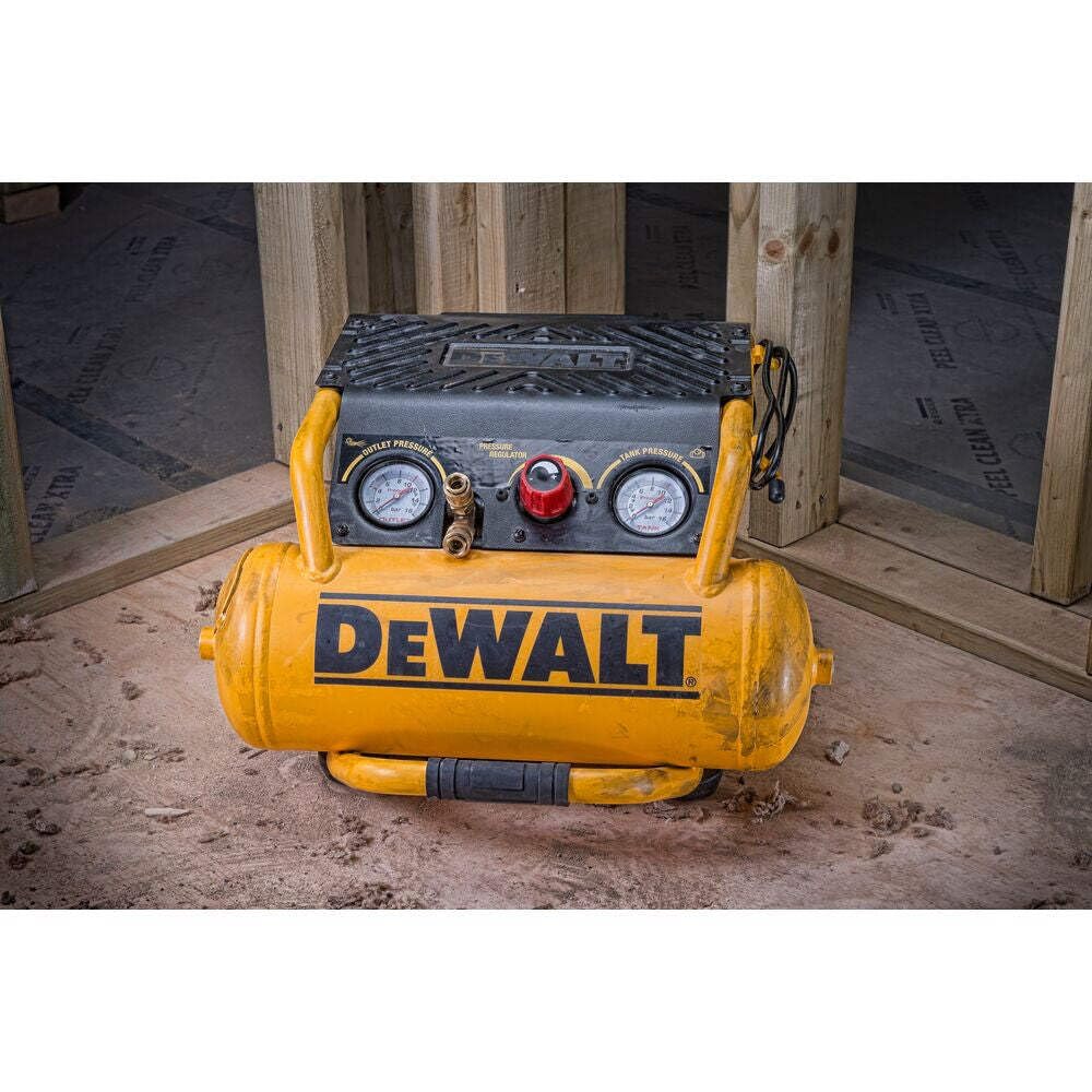 DeWalt DPC10RC - Compresor de 10 bares, motor de arranque ligero de 2,0 CV, motor sin aceite, incluye 10 m de línea de aire, 10 L, 1500 W, 230 V