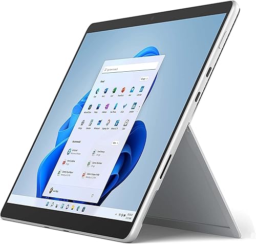 Microsoft Tablet Surface Pro 8, Intel Evo i5, 16 GB de RAM, SSD de 256 GB, gráficos Intel Iris Xe Graphics 13 pulgadas, Windows 11 Pro, platino