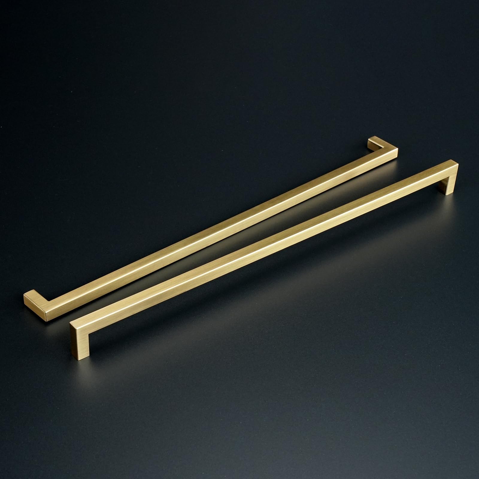 Aibeli 10-Pack Oil Rubbed Bronze Cabinet Pulls – 6.3 Inch Square Stainless Steel Handles, Kitchen & Bathroom Hardware