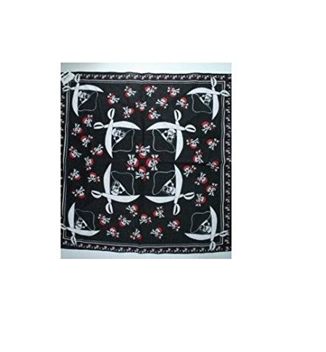 Skull & Crossbones Pirate Bandana/ Neckerchief