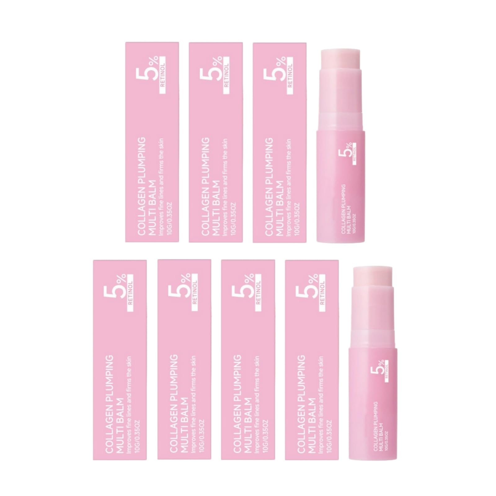 Collagen Plumping- Multifunktions-Moisturizing-Stick – Basis Make-up | Gesicht, Hals und Lippen – Anti-Wrinkle und Firming Care – Light and non-greasy Texture – Collagen-Stick