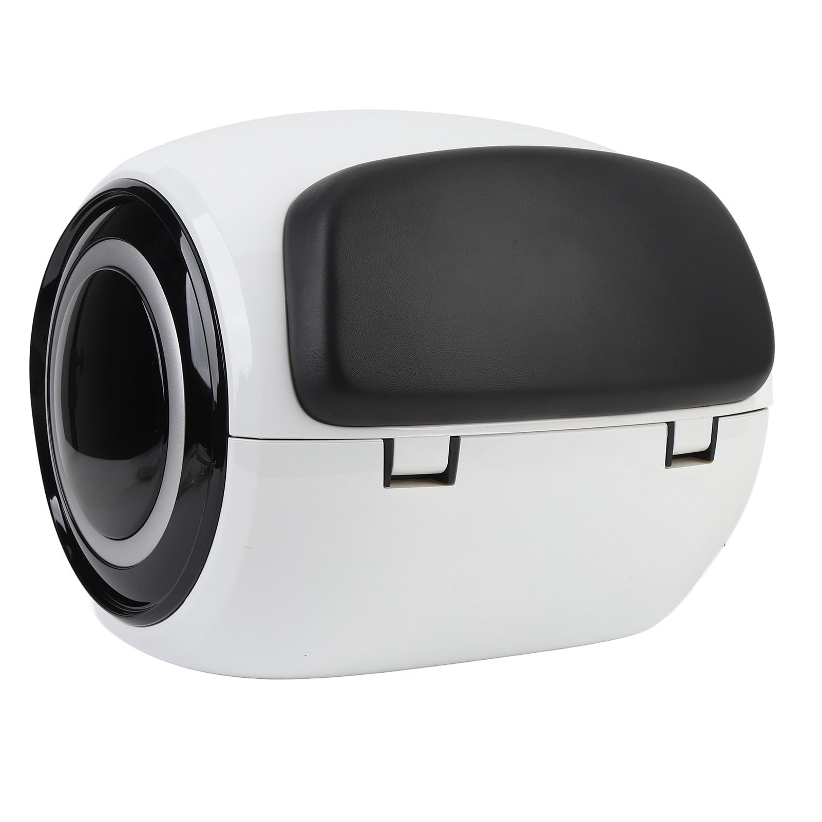 Acouto Top Case Portatif de Preuve Sportive d'ABS de Valise Supérieure de Moto de 32L pour Le Scooter électrique de Vélo Blanc à ABS Amovible Votre Boîte a Fait l'isolation élevée Légère (White)