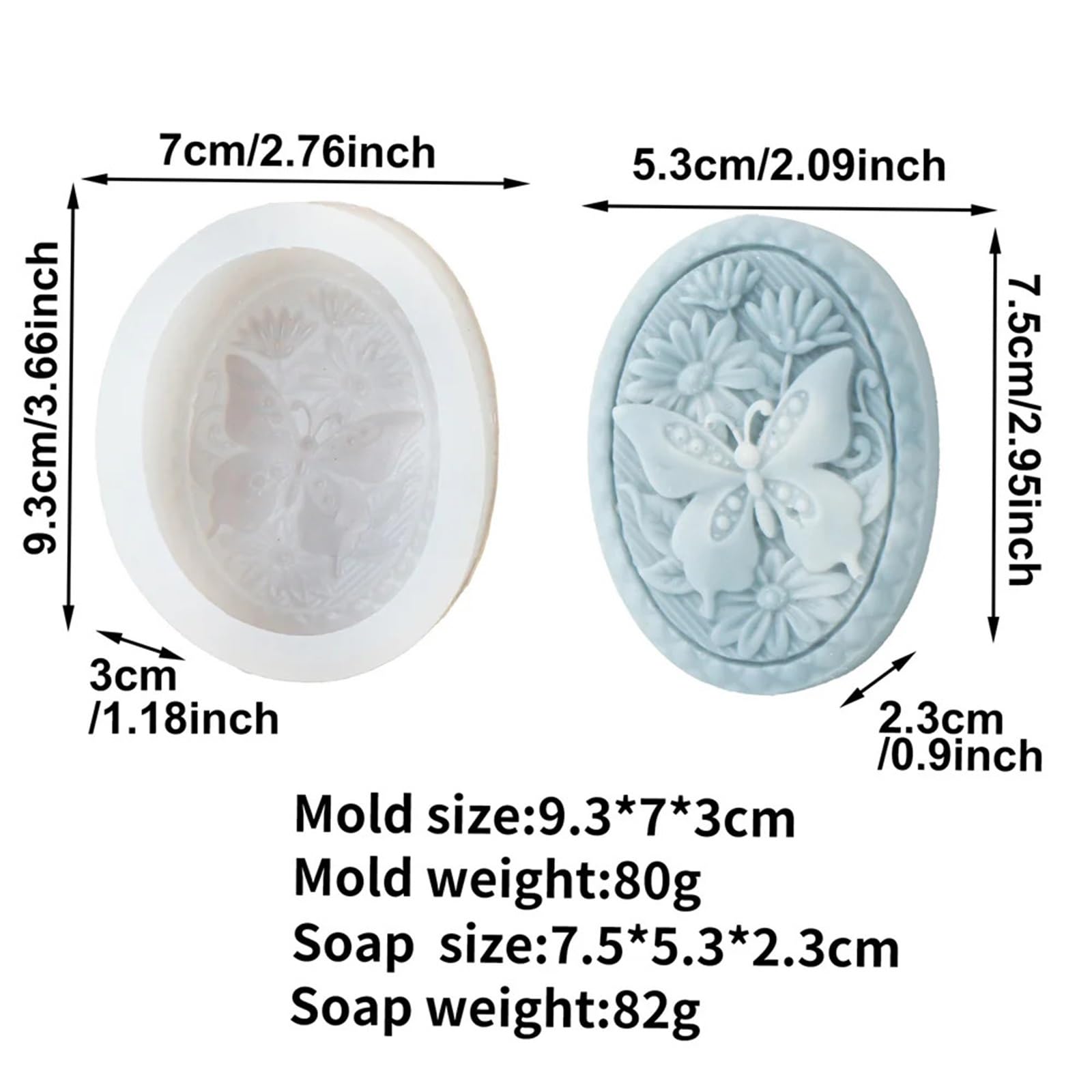 Stampo per Sapone 3 Pezzi Stampi in Silicone a Forma di Fiore for Sapone Stampi for Sapone Fai da Te creativi Strumenti for la Fabbricazione di Sapone Fatto a Mano per Sapone