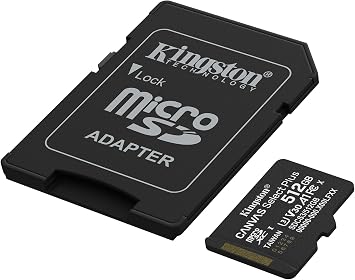 512GB microSDXC Canvas Select Plus Gen3 150MB/s A1 Card + Adapter