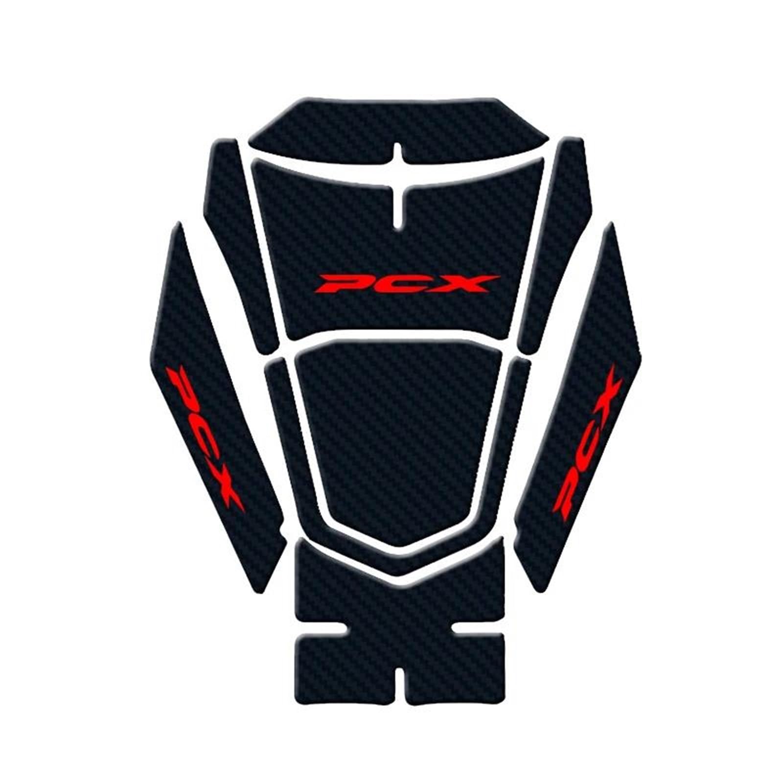 Dtsgcx Color1 Carbon Fiber Motorcycle Stickers Tank Pad Protector Decals For Pcx160 Pcx160 Pcx 160 2021(Color1)