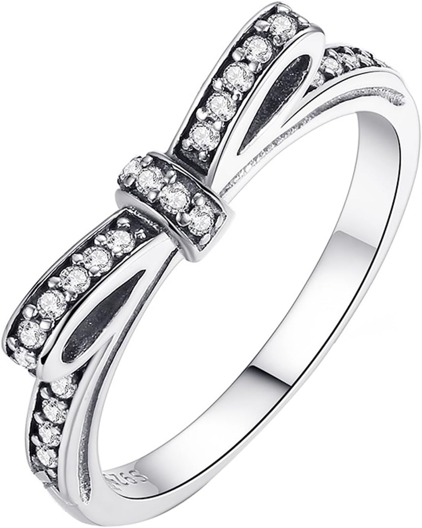 Bow Ring 925 Sterling Silver (R 1/2)