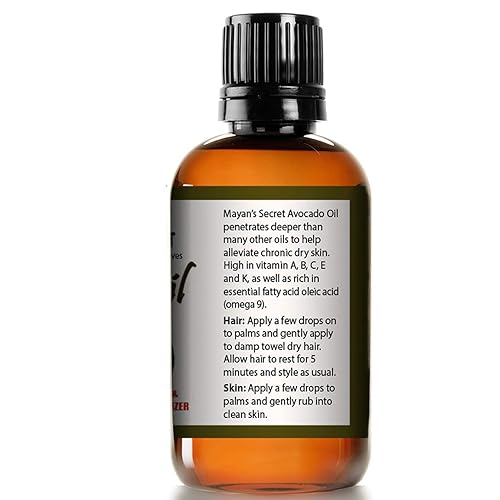 Miniatura 2 de Mayan's Secret - Aceite de aguacate para cabello y piel - Hidratante facial natural para piel seca - Aumento de colágeno para el envejecimiento de