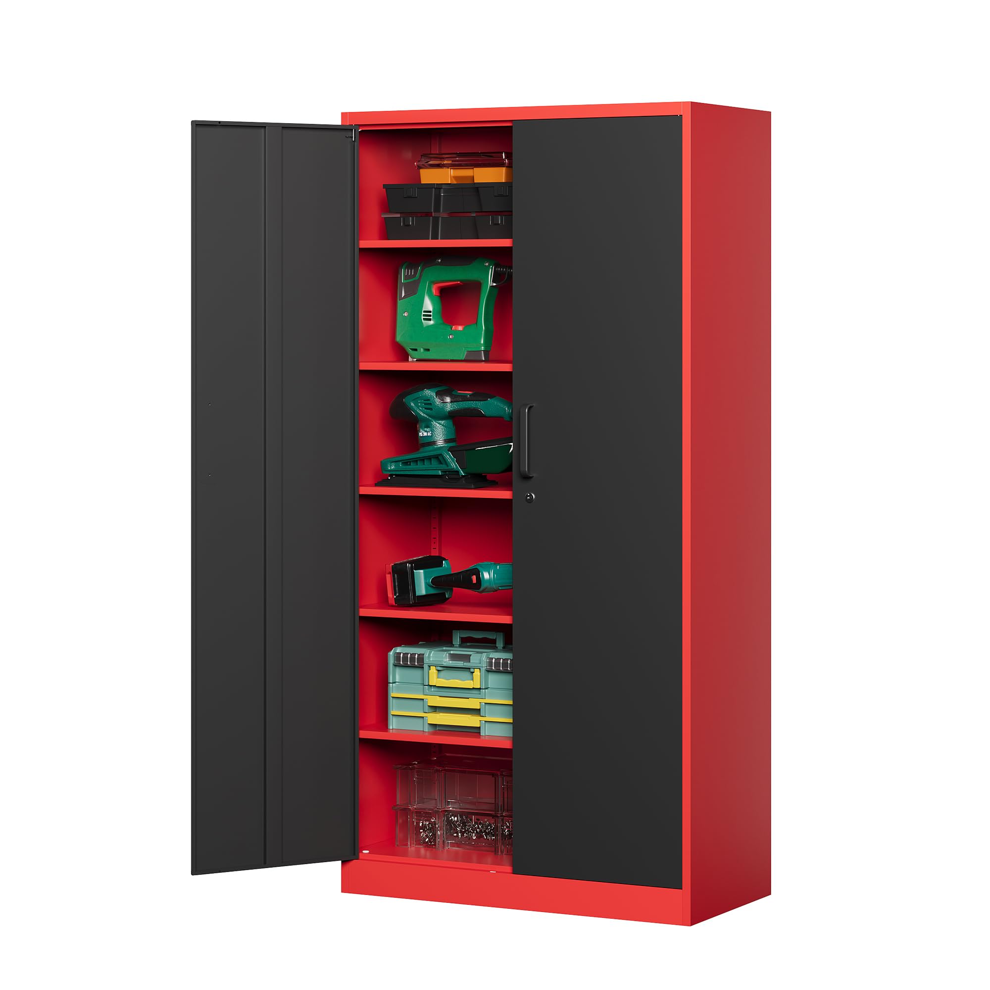 STANI 71 Inch Metal Garage Storage Cabinet