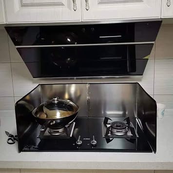 4 Sided Oil Splatter Guard, Grease Splatter Screen, 31.5Dx15.8Wx11.8H