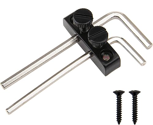 1 llave Allen para guitarra Yootones para bajo, llave de cabeza compatible con Floyd Rose Tremolo Guitar (negro)