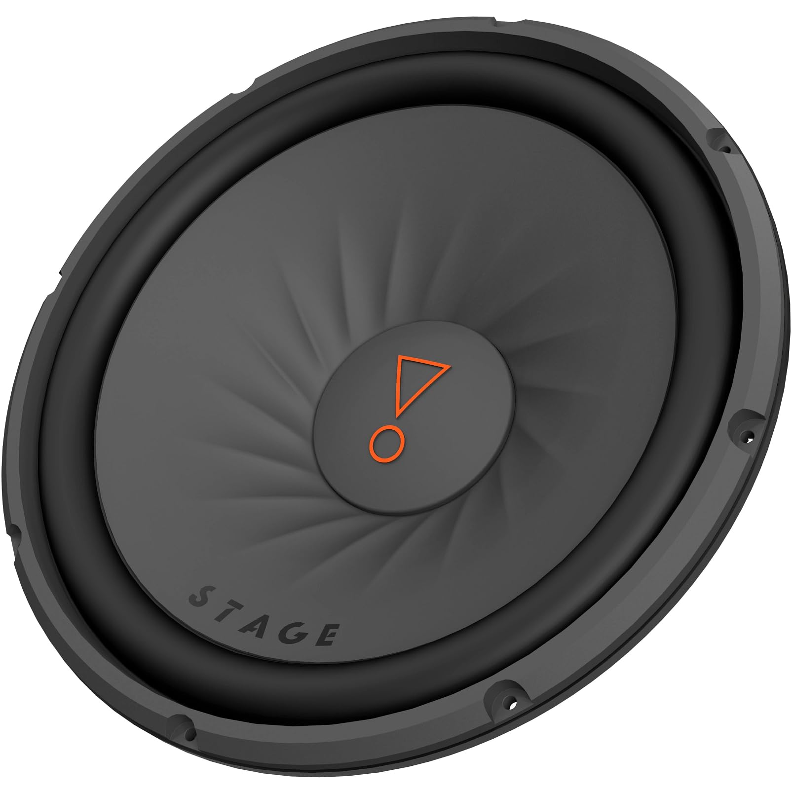 JBL Stage 122 12'' (30cm) Subwoofer, Noir | 250 W RMS / 1000 W crête, 91 dB, 4 Ohm, 34-200 Hz, cône polypropylène, suspension caoutchouc, bobine 50,8 mm, noir.