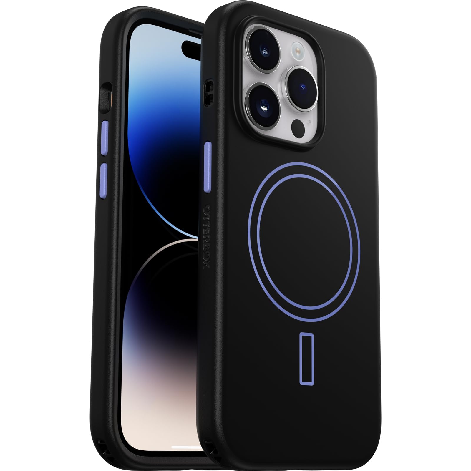 Cover per iPhone 14 Pro OtterBox Slim con MagSafe, resistente a shock e cadute; cover ultrasottile, protettiva, leggera, testata a norme anti caduta MIL-STD 810G, ENCHANTMENT