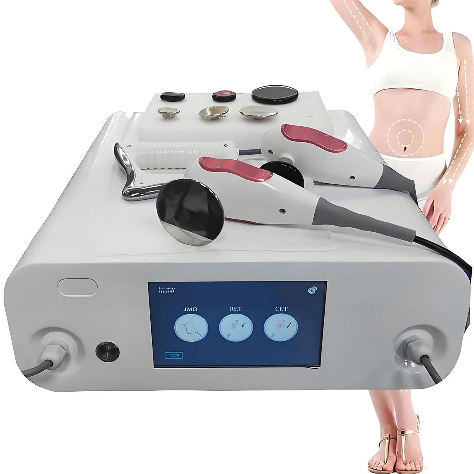 Apparecchio Terapia Fisica,3 in 1 CET/RET/RF,Rimozione Grasso Corporeo
