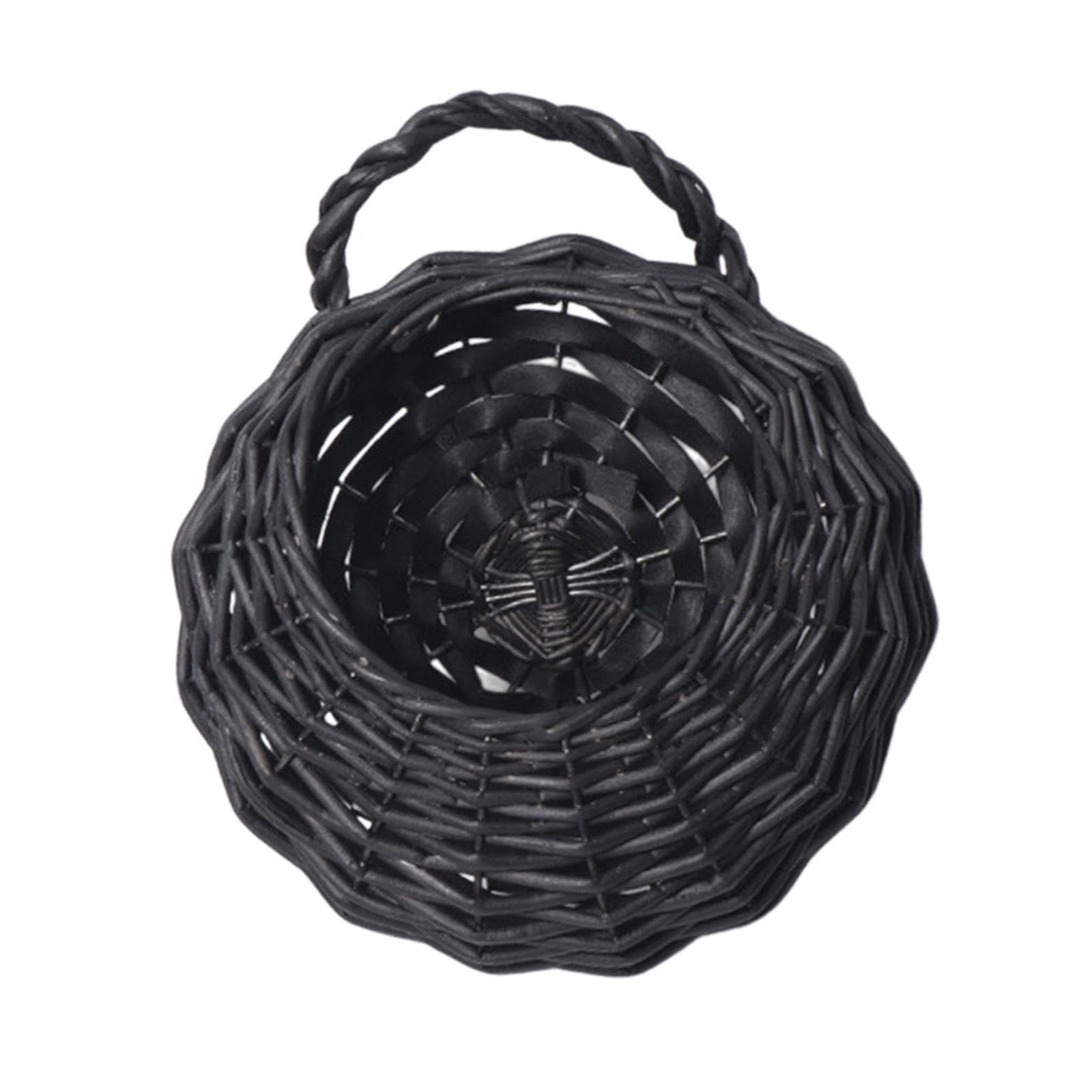 mophrati Reliable Wicker Hanging Plant Container For Windowsill Elegant