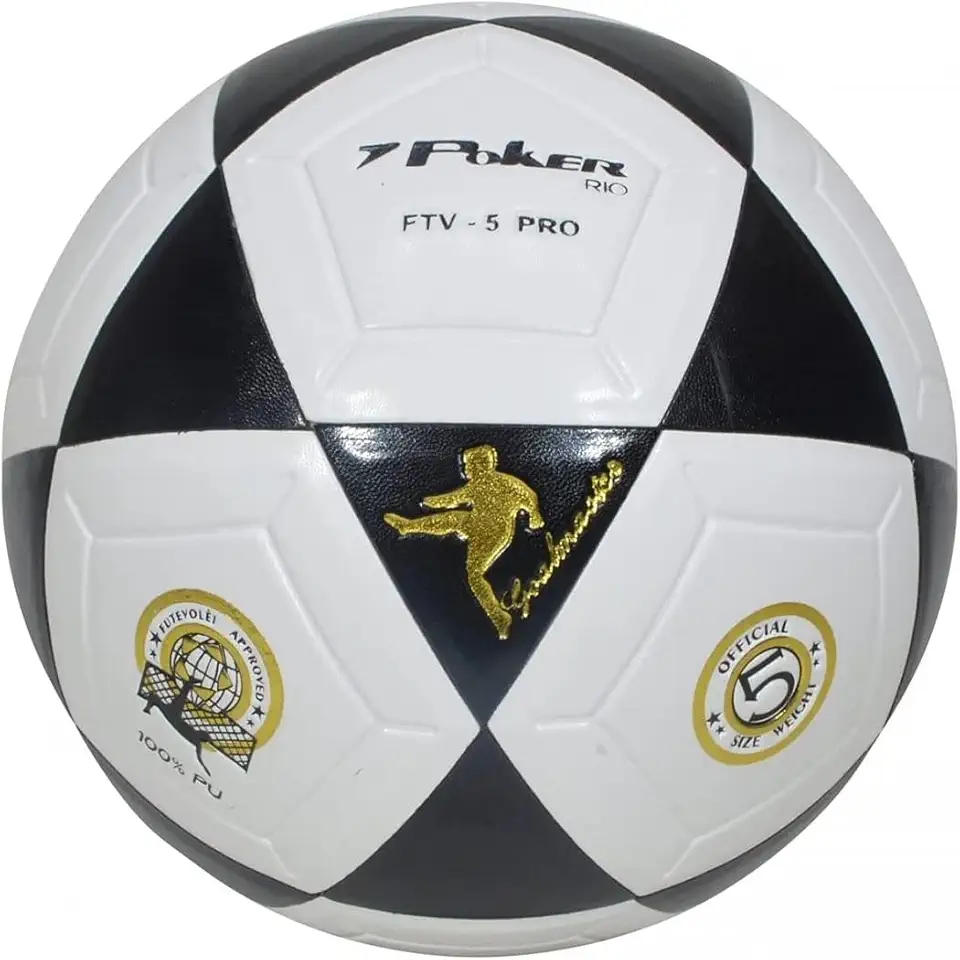 Bola de Futevôlei Poker FTV 5 Rio - Preto