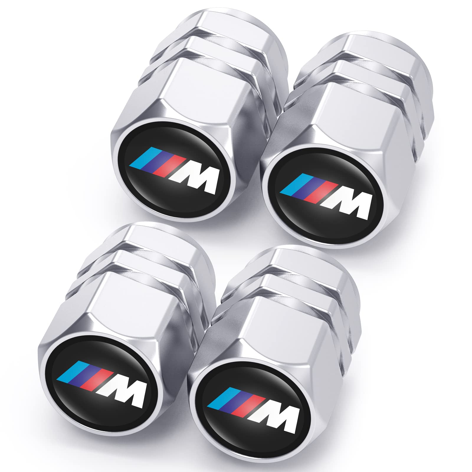 Car Tire Valve Stem Caps for Automobiles,Dust Caps Compatible with Volkswagen VW Bora Beetle Tiguan Polo Passat Jetta SEAT Car Tires，Alloy Leak-Proof Valve Cover