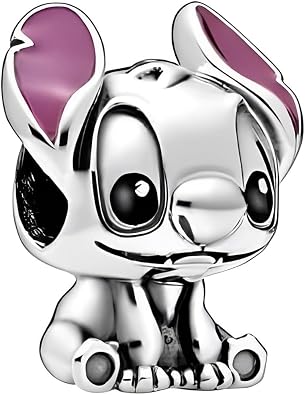 Alien 925 Sterling Silver Charm Fits Pandora, Trollbeads, Chamilia, Biagi and Many Other British Charm Bracelets, Small, Metal, No Gem, Small, Metal, No Gemstone