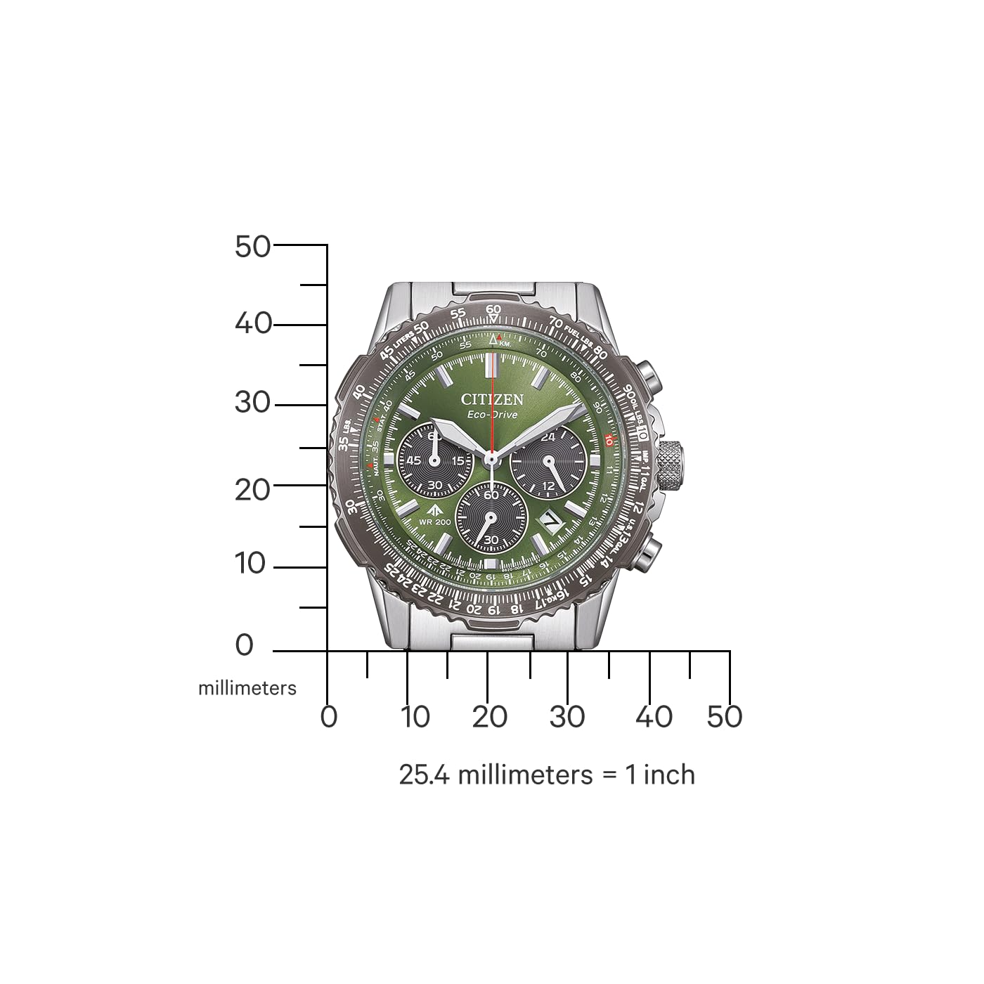 Citizen Eco-Drive Promaster Air Navihawk - Orologio unisex con cronografo solare, con cinturino in acciaio inox, diametro 40 mm, disponibile in diverse varianti