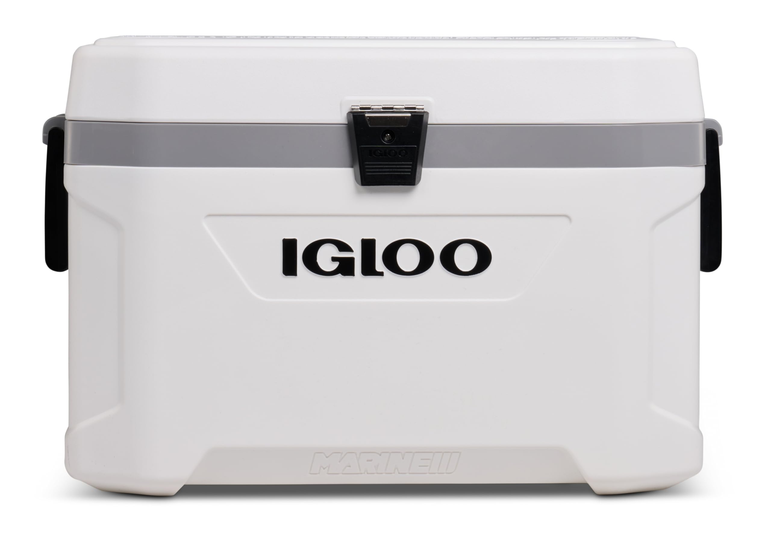 Igloo Marine Ultra 70 Qt Cooler - Passive Kühlbox 66L THERMECOOL - Weiß | THERMECOOL-Isolierung - UV-Filter - Rutschfeste Griffe - Speziell für Boote und den Einsatz am Wasser entwickelt