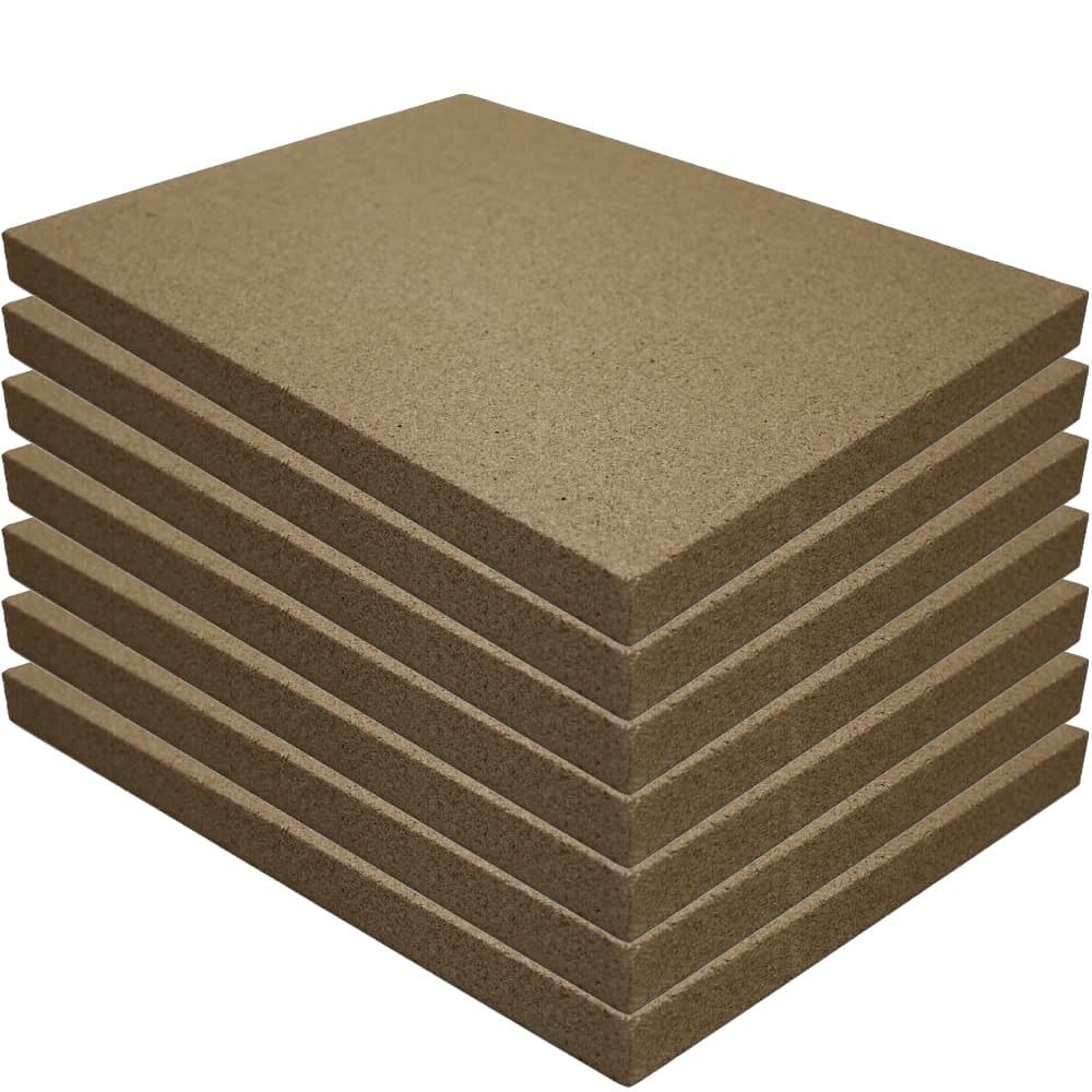 Piastra in vermiculite SENDEO, spessore 20 mm, 400 x 300 mm, 7 pezzi