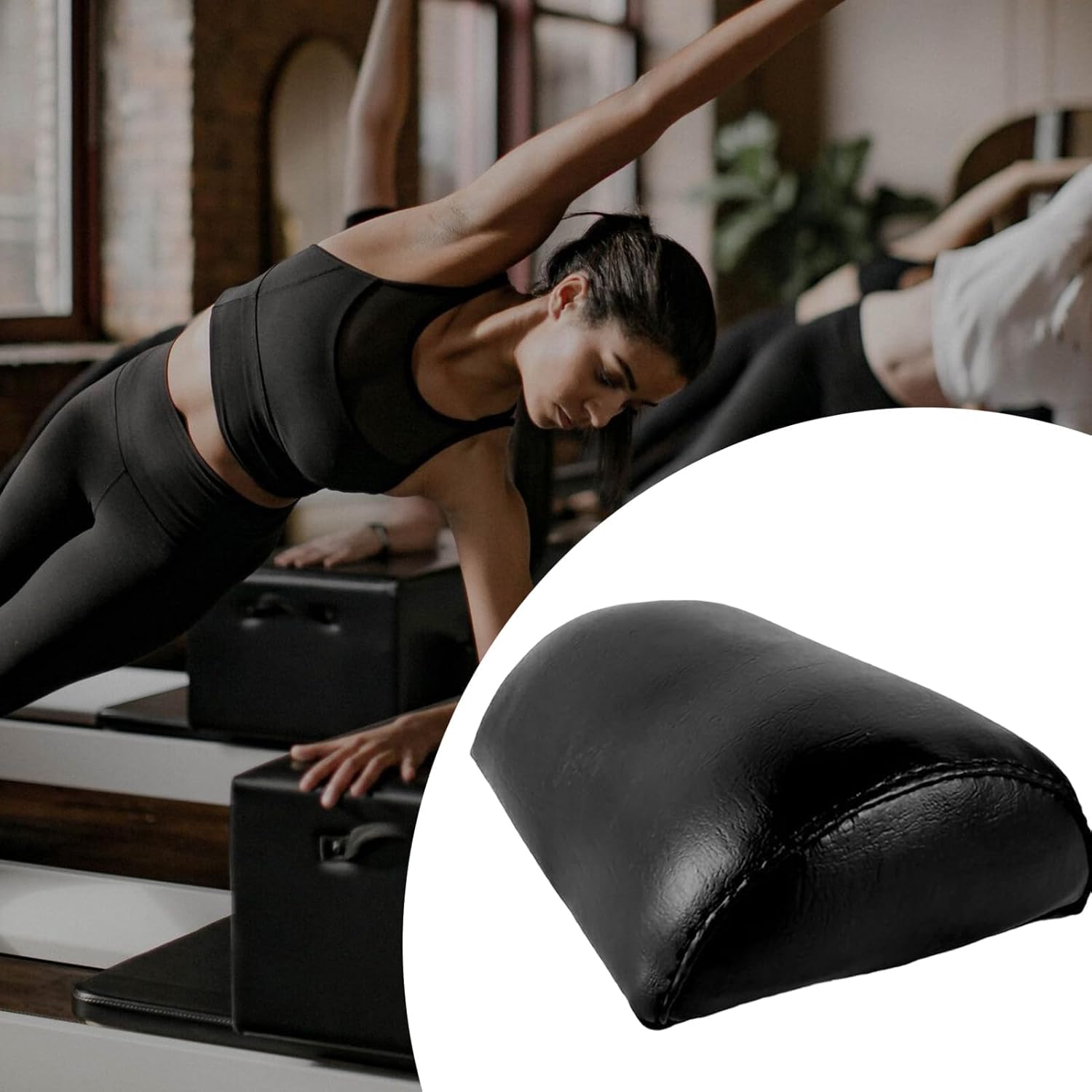 Cuscino per pilates, cuscino per yoga per Reformer, supporto compatto multiuso per testa e collo, per palestra, ufficio, esercizi a casa
