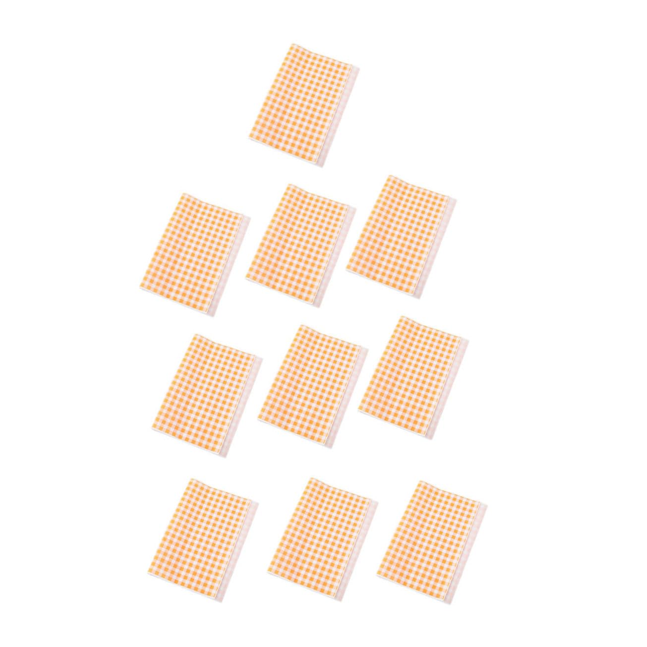 CIYODO Snack Paper Decor 50 Sheets Greaseproof Paper Pad Non-slip Odorless for Kitchen