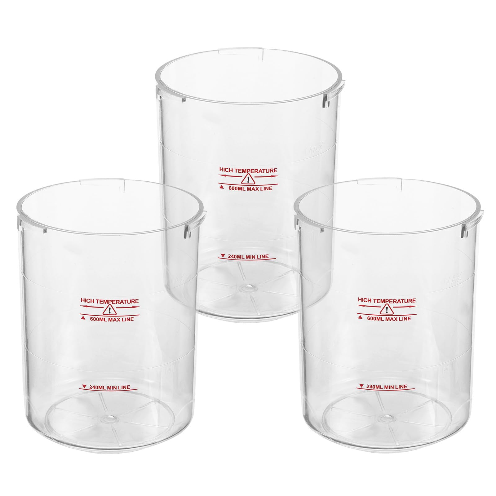 ibasenice 3 wymienne kubki do parownika do twarzy, 240 ml/8 uncji