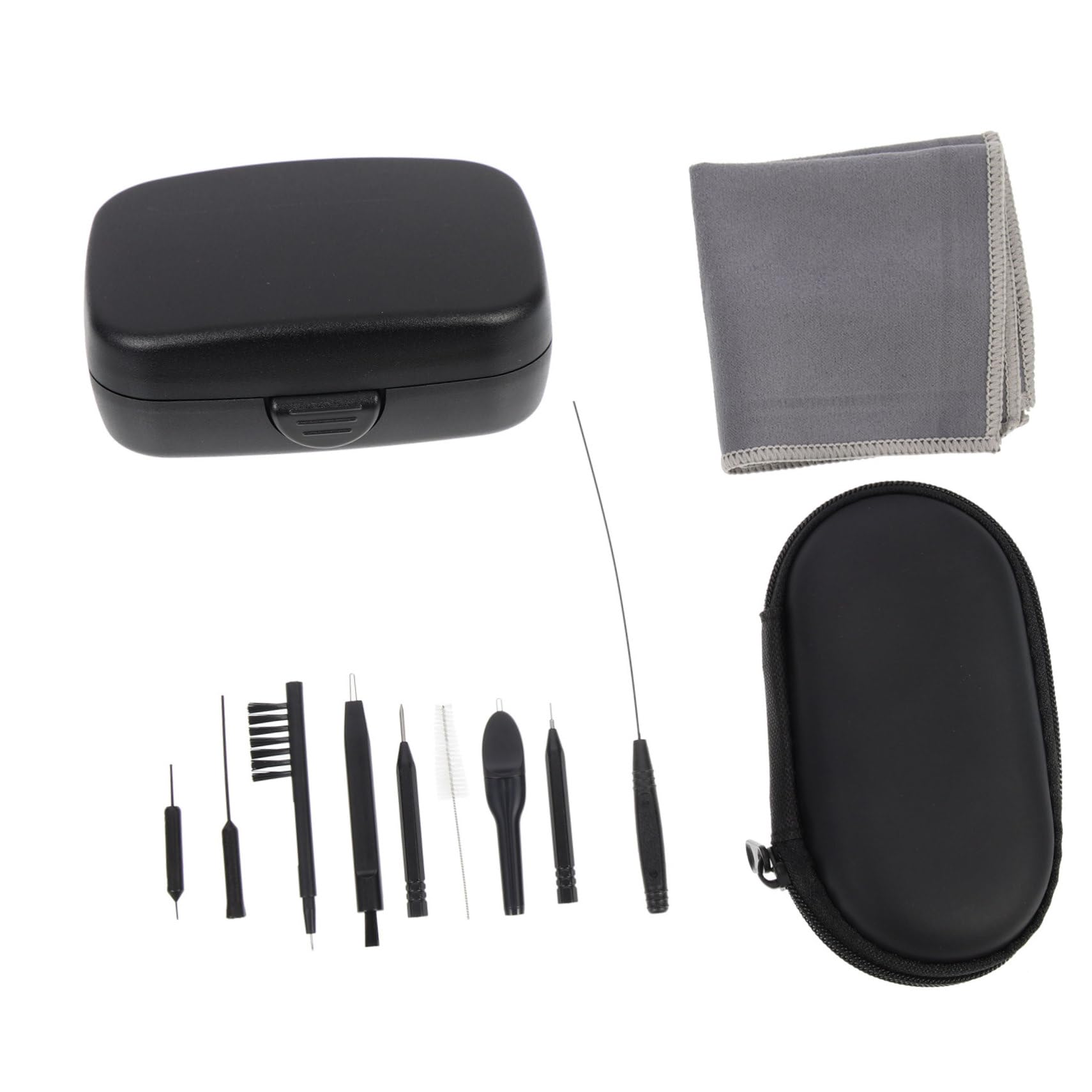 Healvian 4sets Pulizia Compatto Per Accessori Di Include Spazzole Per Amplificatori Sonori e Altri Dispositivi Elettronici Facile Da Usare e Leggero Per Pulizie Approfondite