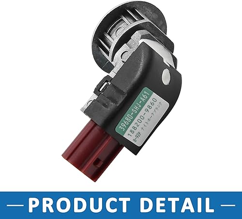 Miniatura 6 de Sensor de asistencia de aparcamiento 39680-SHJ-A61-B0 Sensor de marcha atrás para Honda Odyssey 2005-2009 de plástico metal tono plateado