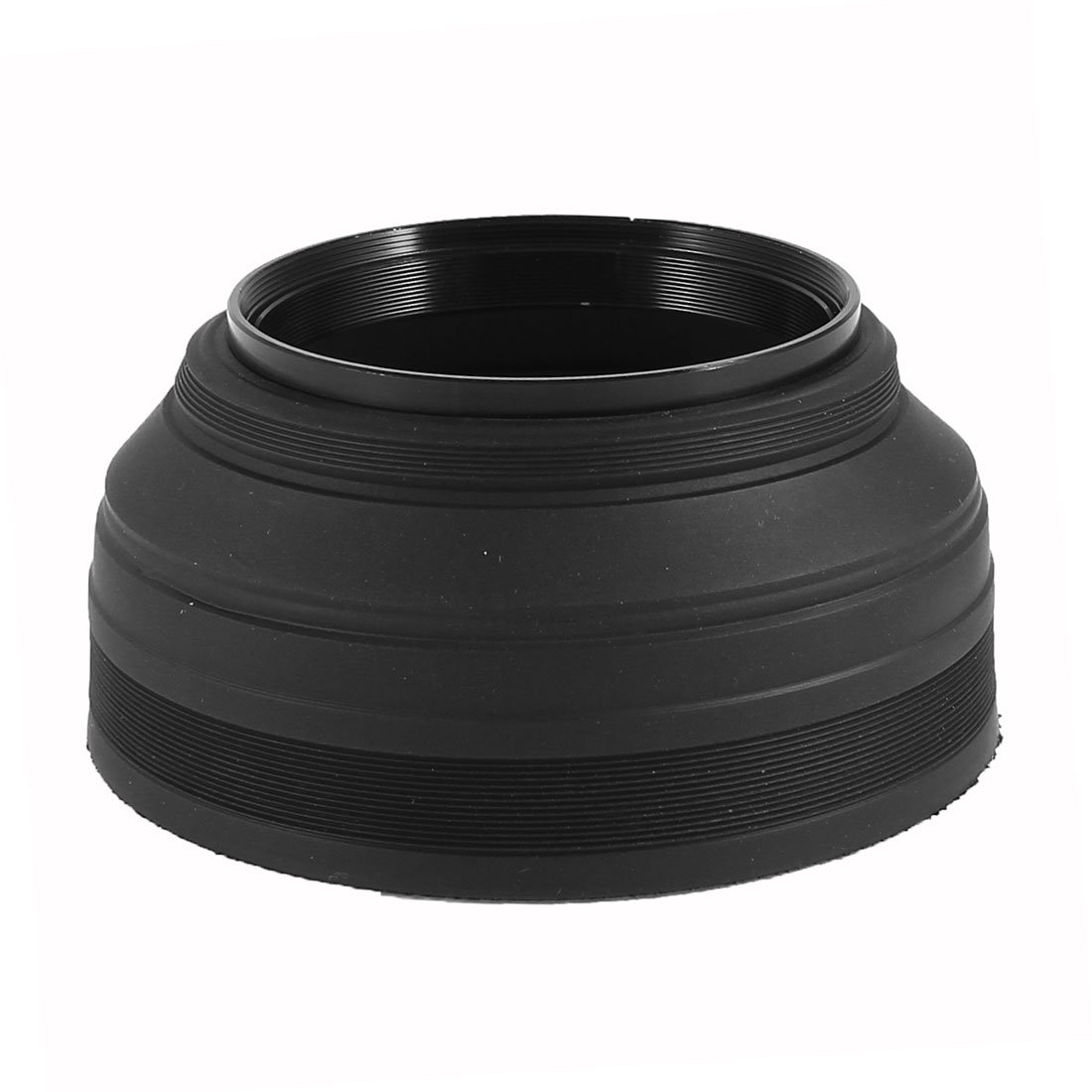 Amazon | uxcell レンズフード 折りたたみ 3-ステージ ねじ径67mm