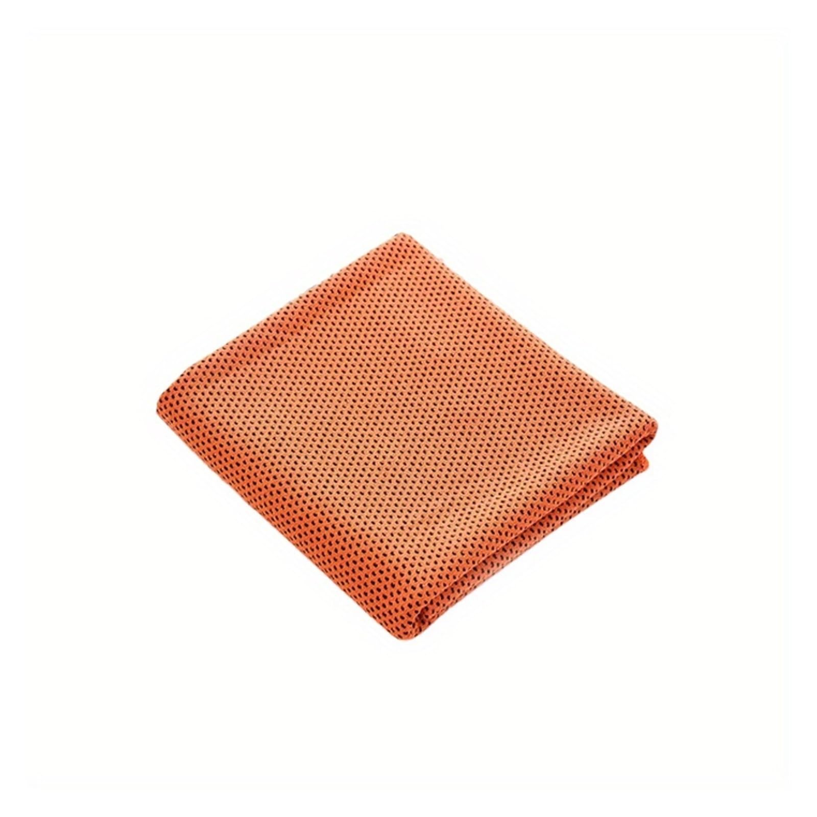 HNULGVI Cooling towel Summer Ice Silk Cooling Towel Instant Relief(Orange)