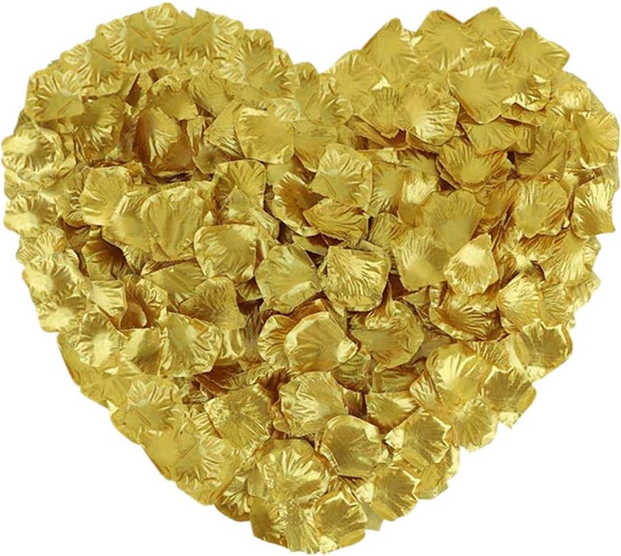 CATTREE Fake Rose Petals for Romantic Night, Artificial