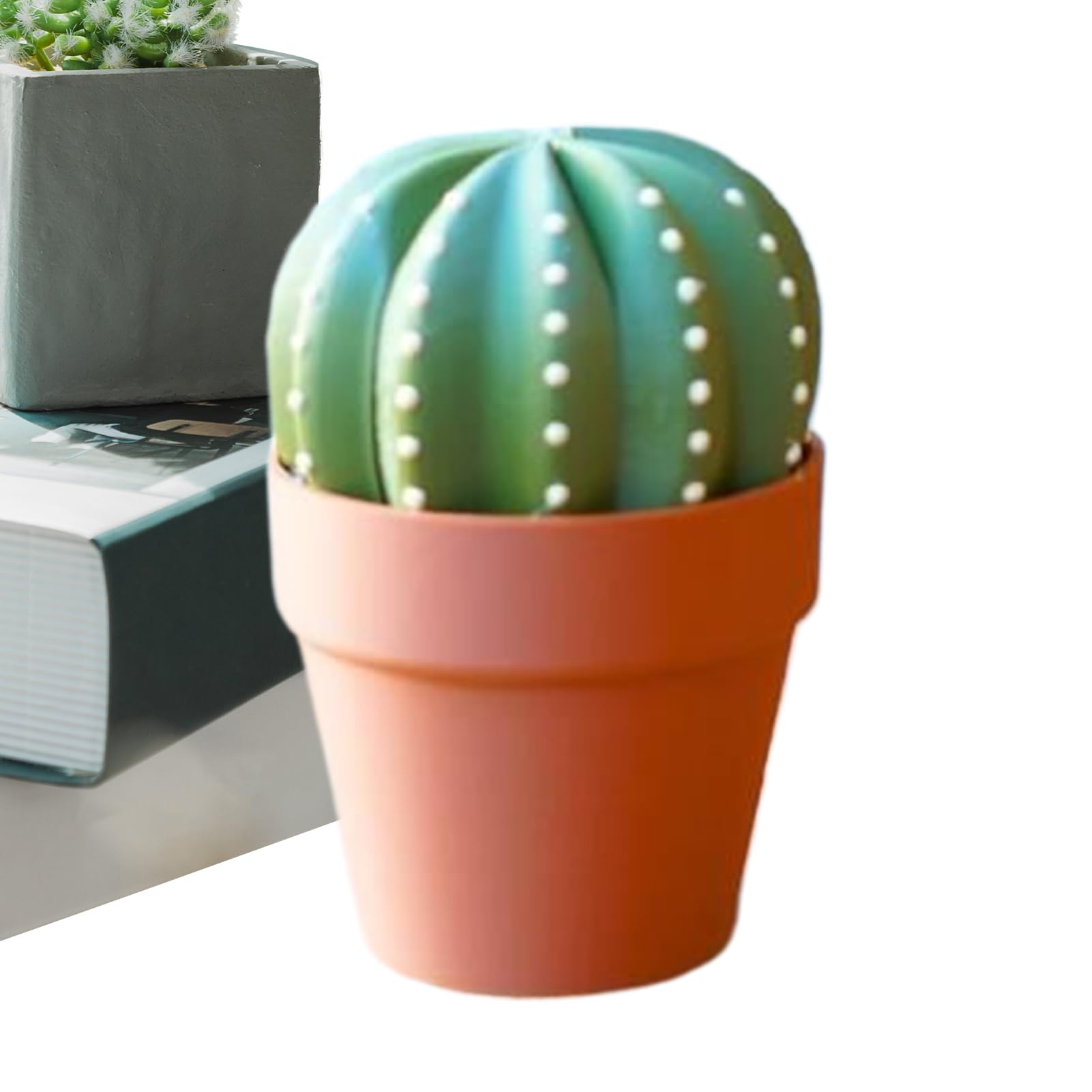 Dessous de verre de bureau design cactus, idée cadeau maison originale