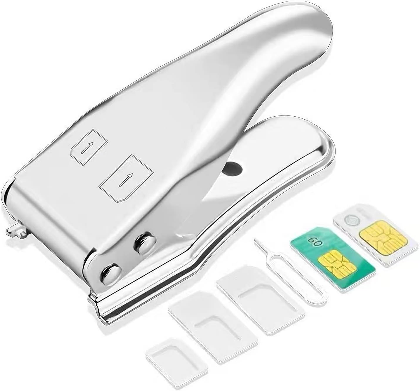 Sim Card Cutter, Micro SIM/Nano SIM Card Cutter, 2in1