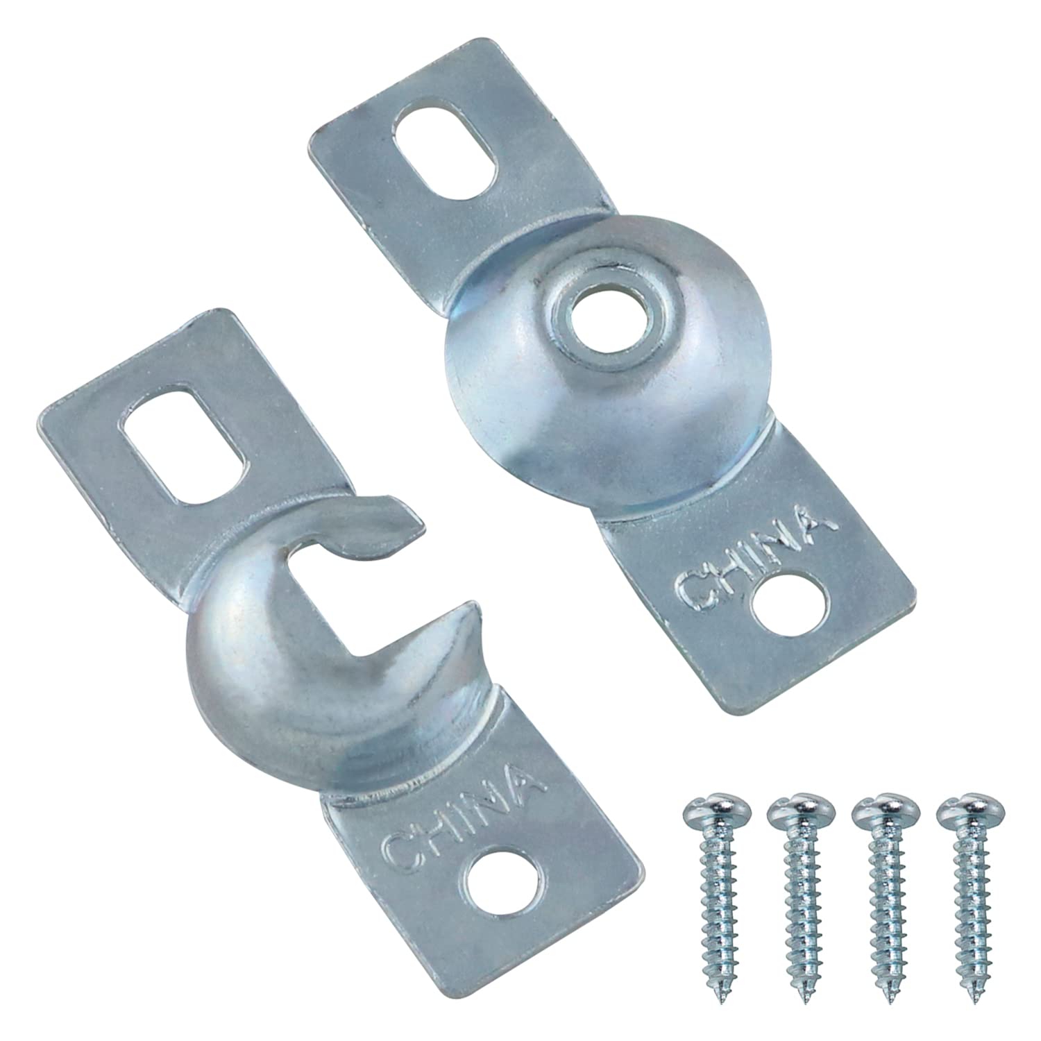 Roller Window Shade Mount Bracket ZZLZX 1 Pair Roller Window Shade Inside Mount Brackets with Screws