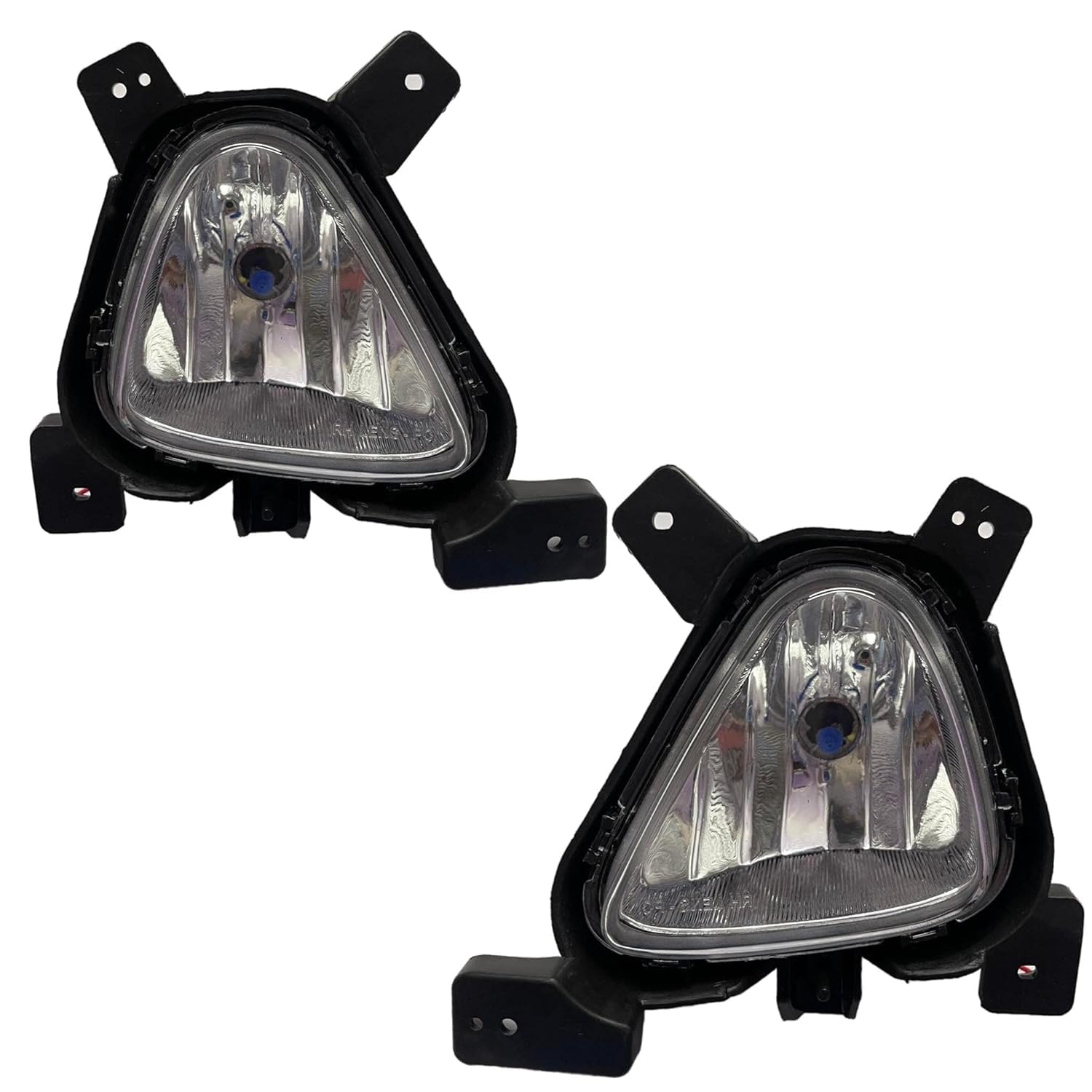 Halogen Fog Lamp Set compatible with Hyundai Eon, Clear Lens, ABS Plastic, with Bulb, Pair, 2011-2019-image-19