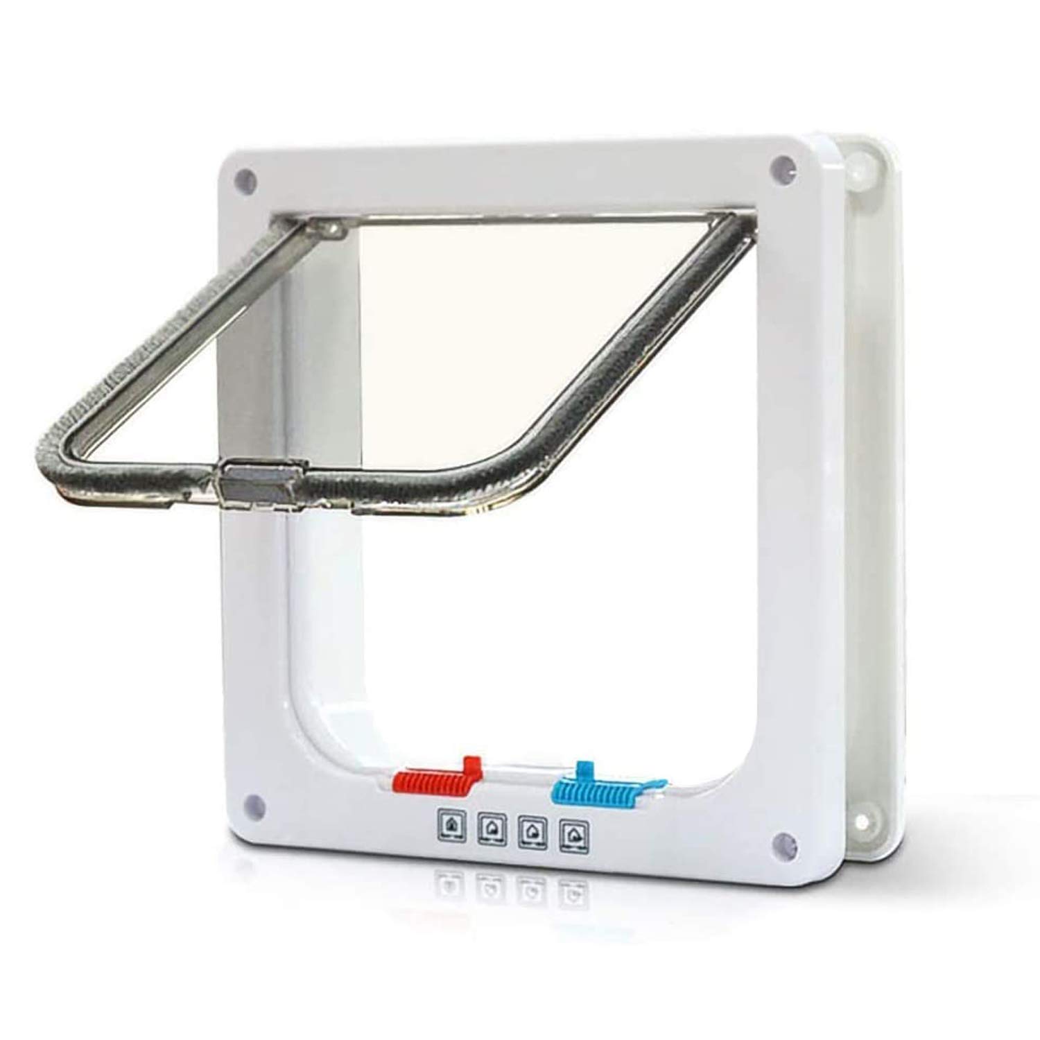 PestN'all Gattaiola per Gatti, Porta Schermo per Animali Domestici, Porta per Gatti e Cani,Entrata e Uscita Controllabile, Porta Scorrevole per Finestra di Sicurezza per Animale Domestico